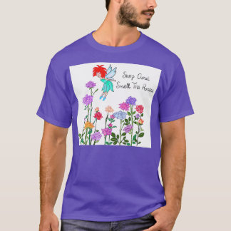 ストップバラの匂いを嗅ぐ Tシャツ