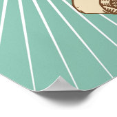 ストップバラの匂いポップ・アートの感動的は ポスター (角)