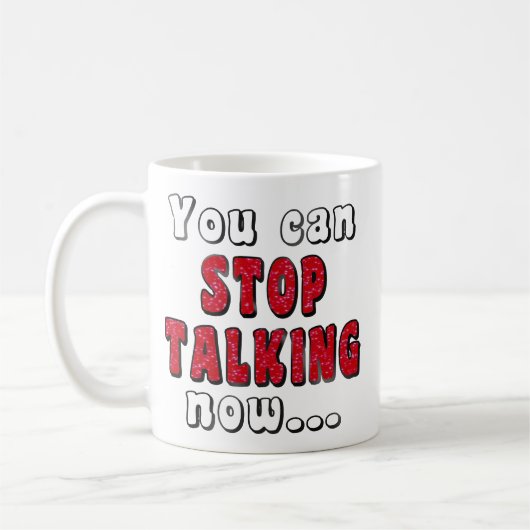 ストップバー | Mean Girl侮辱引用文ユーモア コーヒーマグカップ (左)