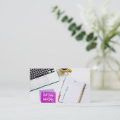 ストップフェミニンな名刺をストップことができません 名刺 (スタンド正面)