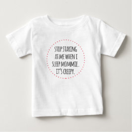 ストップベビーおもしろい衣服 ベビーTシャツ