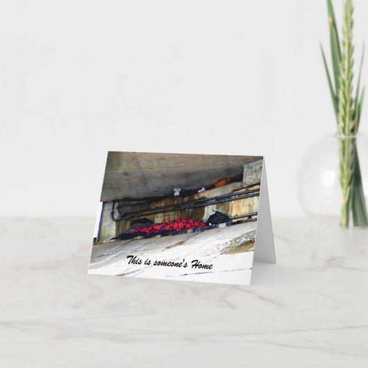 ストップホームレスカード サンキューカード (正面)