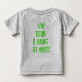 ストップメールや文字を打つを替えて！ ベビーTシャツ (裏面)