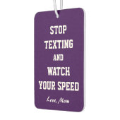 ストップメールや文字を打つラブママ | カーエアーフレッシュナー (左)