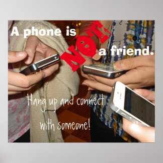 ストップメールや文字を打つ! – 教室ポスター ポスター