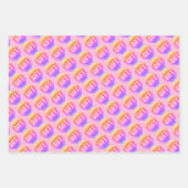 ストップユニーク:GIFT y2kおもしろいノベルティシンプル ラッピングペーパーシート (正面2)