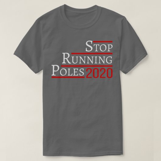 ストップランニング極2020 Tシャツ (デザイン正面)