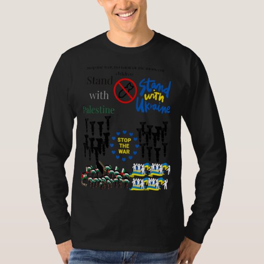 ストップ侵入 Tシャツ (正面)