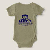 ストップ保持ベビー服 (デザイン裏面)