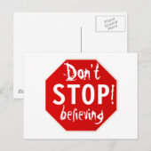 ストップ信じす ポストカード (正面/裏面)
