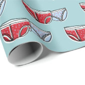 ストップ信じのサンタ下着ラッピング紙 ラッピングペーパー (ロールコーナー)