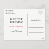 ストップ信じのサンタ下着 シーズンポストカード (裏面)