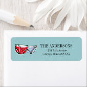 ストップ信じサンタ下着住所 シール (インサイチュ)