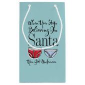 ストップ信じサンタ下着抱き枕 スモールペーパーバッグ (裏面)