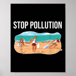 ストップ公害プラスチック海環境保護 ポスター