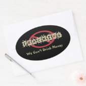 ストップ割 楕円形シール (封筒)