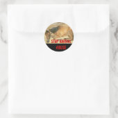 ストップ動物虐待 ラウンドシール (バッグ)