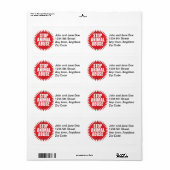 ストップ動物虐待 ラベル (フルシート)