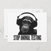 ストップ動物試験 ポストカード (正面/裏面)