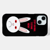 ストップ動物試験 Case-Mate iPhoneケース (裏面 (横))