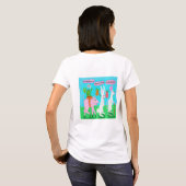 ストップ動物試験 Tシャツ (裏面フル)