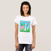 ストップ動物試験 Tシャツ (正面フル)