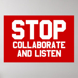 ストップ協力す聞る ポスター