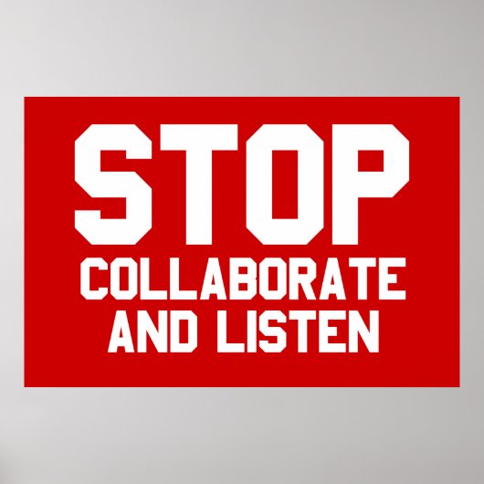ストップ協力す聞る ポスター (正面)