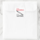 ストップ喫煙 スクエアシール (バッグ)