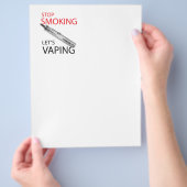 ストップ喫煙 チラシ (手)