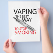 ストップ喫煙 チラシ (手)