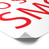 ストップ喫煙 ポスター (角)