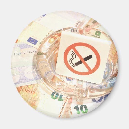 ストップ喫煙 マグネット (正面)