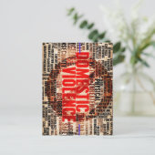 ストップ家庭内暴力 ポストカード (スタンド正面)