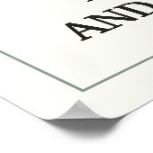 ストップ小さな人に引用文 ポスター (角)