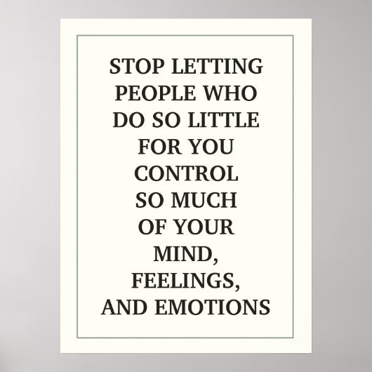 ストップ小さな人に引用文 ポスター (正面)