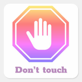 ストップ式「touchしない」 スクエアシール