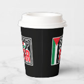 ストップ戦 – パレスチナ人の生活の問題 – 自由 紙コップ (右)