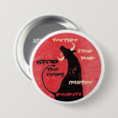 ストップ戦 – ボタン 缶バッジ (正面&裏面)