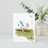 ストップ掘り – ゴルフ, tony fernandes ポストカード (スタンド正面)