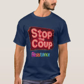 ストップ政変 Tシャツ (正面)