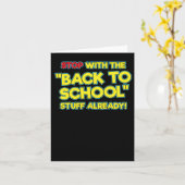 ストップ既に新学期物 カード (黄色い花)