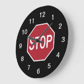 ストップ時計 ラージ壁時計 (傾斜)