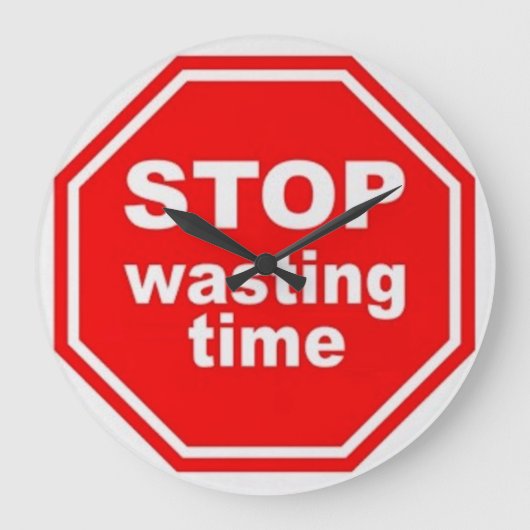 ストップ時間 – 時計 (正面)