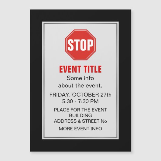 ストップ標識 (正面)