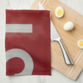 ストップ標識 キッチンタオル (四つ折り)