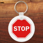 ストップ標識 キーホルダー (正面)