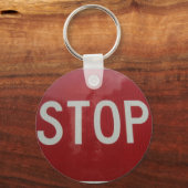 ストップ標識 キーホルダー (正面)