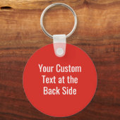 ストップ標識 キーホルダー (裏面)