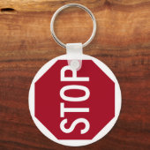 ストップ標識 キーホルダー (正面)